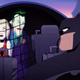 Harley and the Joker being detained because what else is one supposed to do with them?